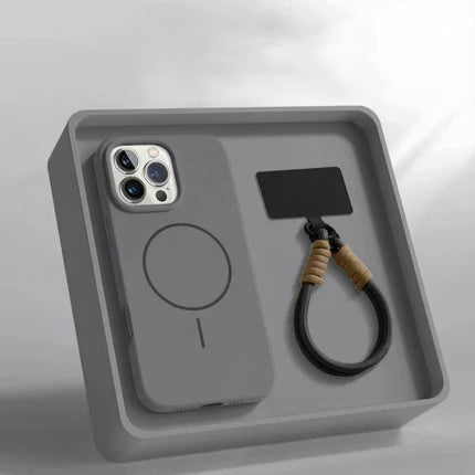 Magnetic Phone Case with Lanyard Strap